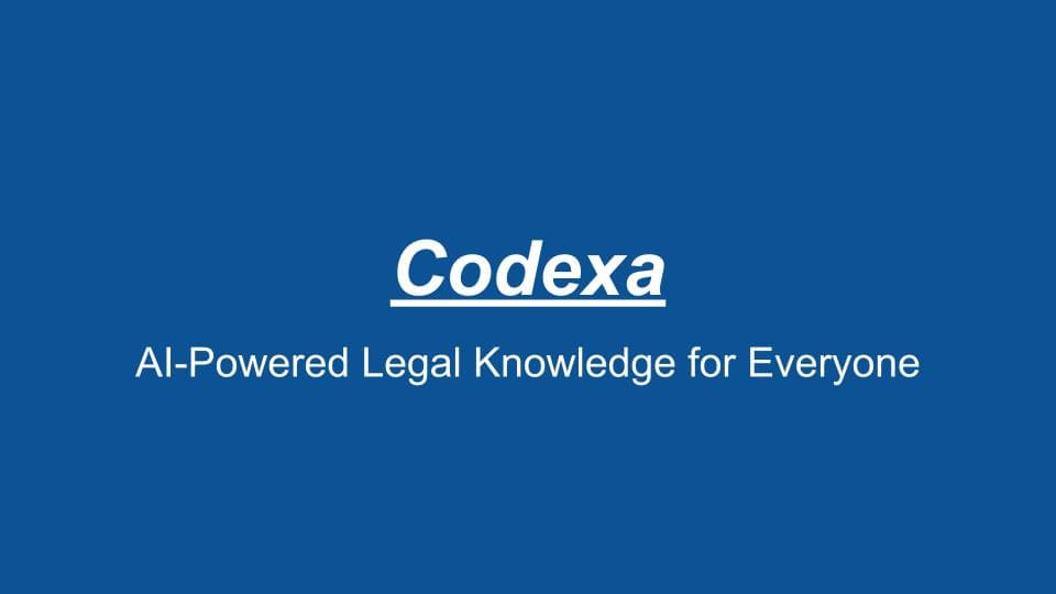 Codexa: AI-Powered Legal Knowledge for Everyone
